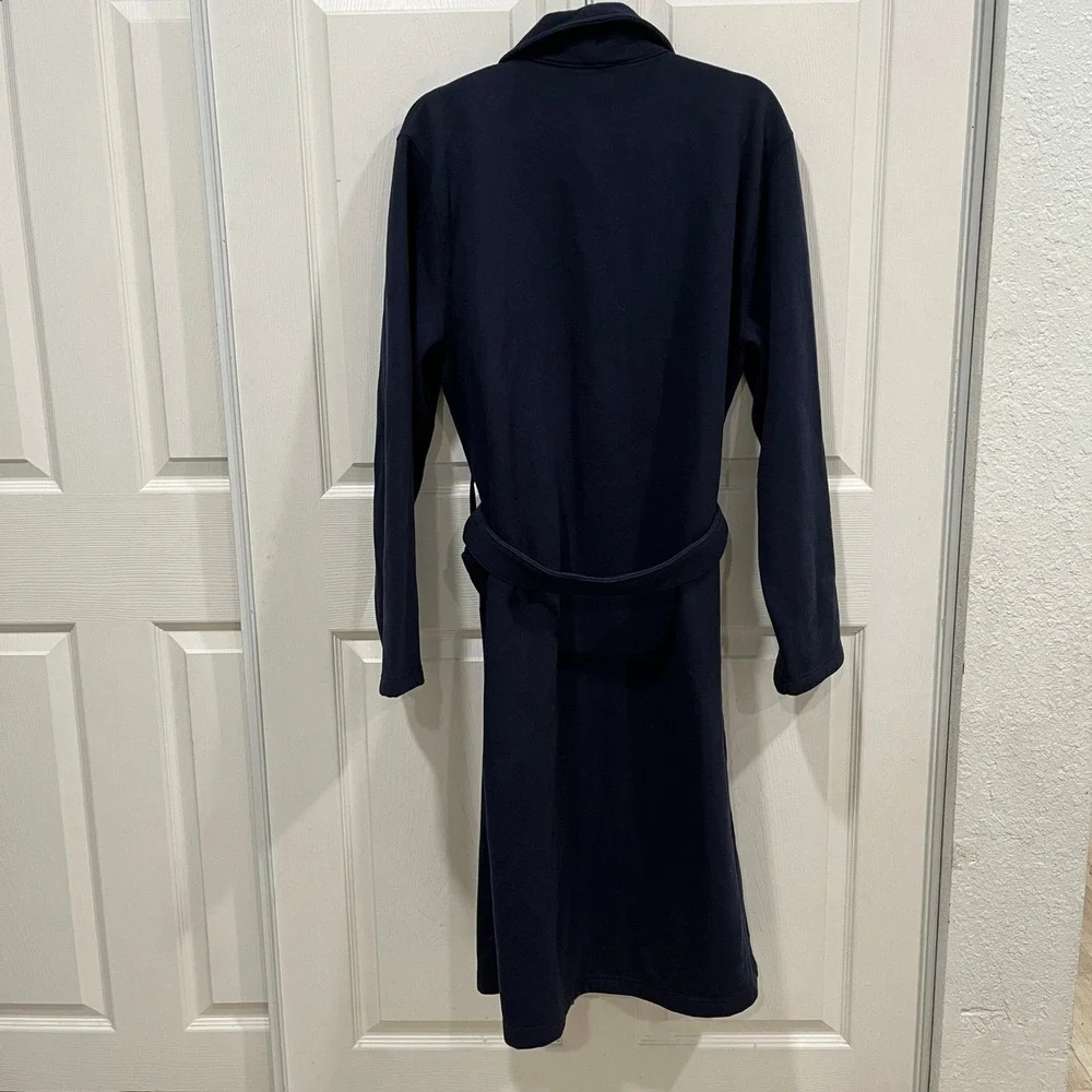 J.Crew Knit‎ Goods Robe Blue Small/Medium BM002 Style HO23 Soft Comfy Loungewear